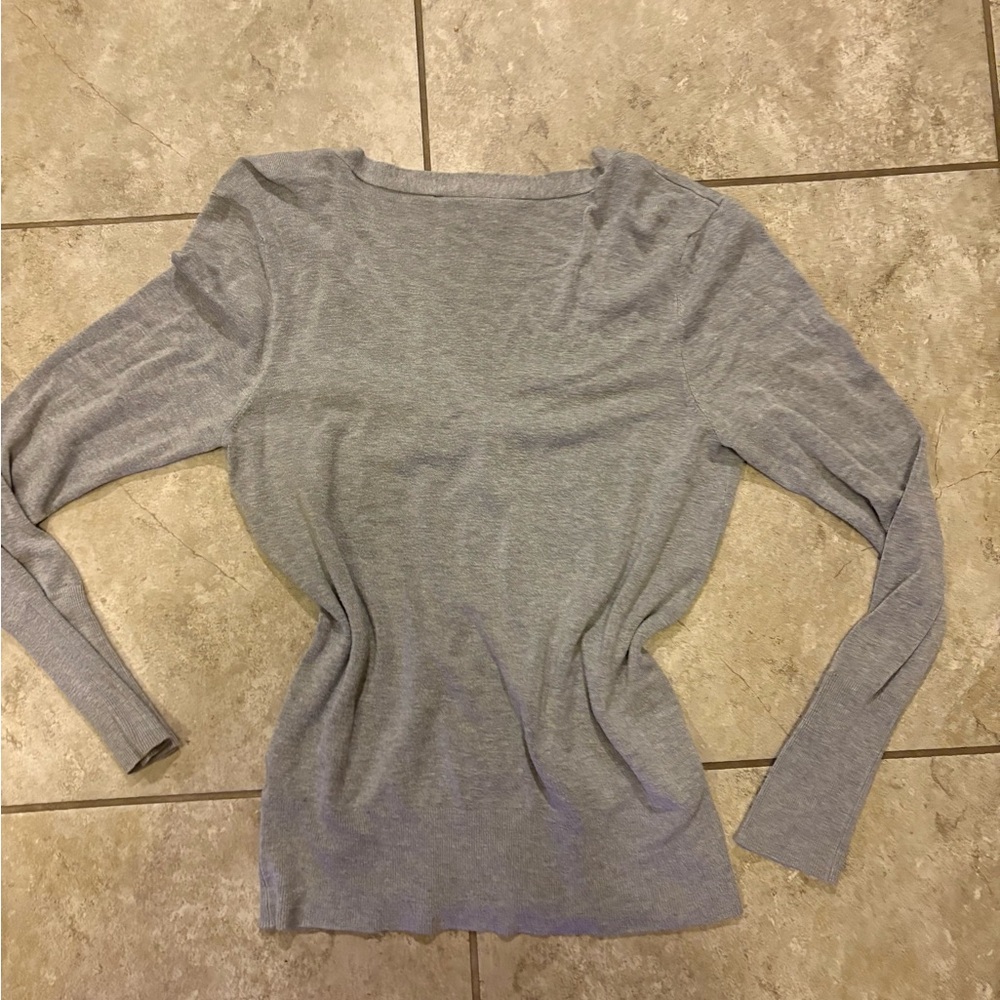 Gray Button Down Cardigan - Picture 5 of 5